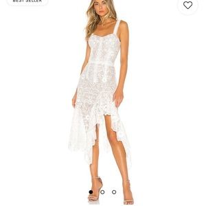 Bronx and BANCO Tiffany blanc dress in white!